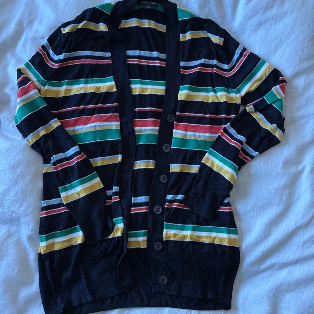 Brooks Brothers Multicolor Striped Cardigan